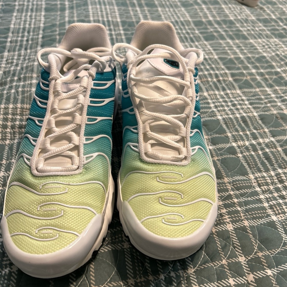 Nike Athletic Shoes - White, Blue, Green